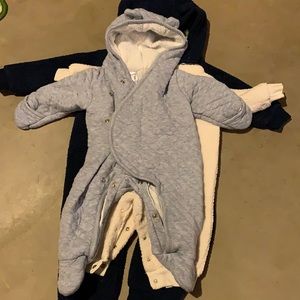 Light blue one piece suit